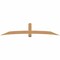 Ekena Millwork Bellingham Timber Gable Bracket, Western Red Cedar, 108"W x 22"H x 3 1/2"D x 5 1/2"F, 5/12 Pitch GBW108X22X0406BEL00SWR - alternate 1